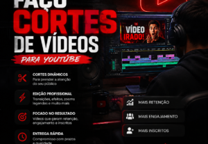 Eu vou criar cortes do seu video que te geram alcance