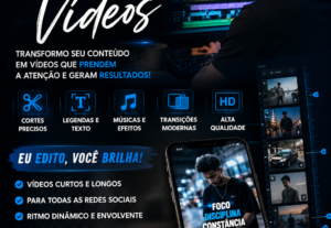 Eu vou fazer Cortes de videos e legendas