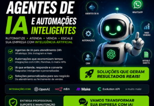 Eu vou fazer Agentes de IA e Automações Inteligentes para Em...