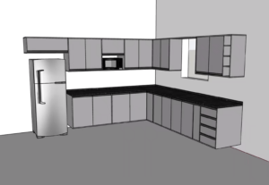 Eu vou Fazer projetos 3D de móveis planejados
