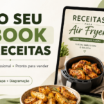 Eu vou criar um e-book profissional de receitas para Air Fry
