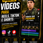 Eu vou Editar vídeos para Reels, TikTok e Shorts