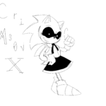 Eu vou fazer rascunhos de personagem original para você