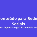 Eu vou criar conteúdo e gerenciar suas redes sociais