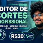 Eu vou Fazer cortes dinâmicos de Vídeos e Podcasts