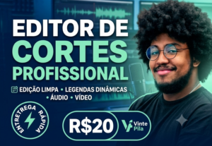 Eu vou Fazer cortes dinâmicos de Vídeos e Podcasts