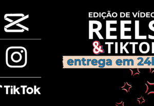 Eu vou editar seu vídeos de reels, shorts e tiktok em 24h.