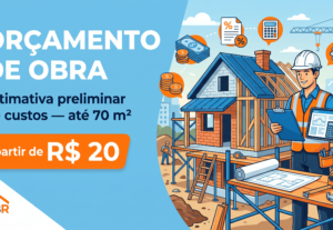 Eu vou calcular quanto você gastará para construir ou reform...