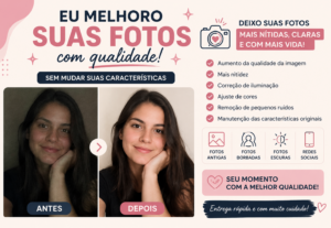 Eu vou melhorar qualidade das fotos sem mudar característica...