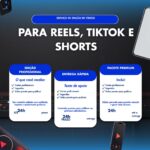 Eu vou editar seu vídeo para Reels, TikTok e Shorts