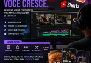 Eu vou Editar seu vídeo profissionalmente.