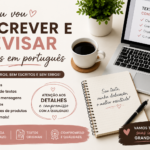 Eu vou escrever e revisar textos em português