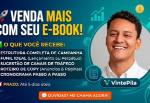 Eu vou Criar a melhor campanha de vendas para seu e-book.
