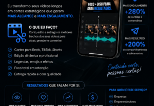 Eu vou criar cortes do seu video que te geraram engajamento