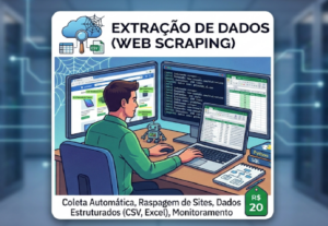 Eu vou Criar scripts de Web Scraping para extrair dados