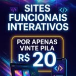Eu vou fazer um site funcional para você usar a vontade