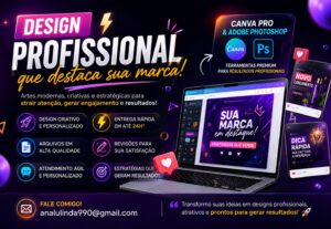 Eu vou criar designs profissionais relâmpago para sua marca