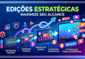 Eu vou Criar edições estratégicas para maximizar seu alcance