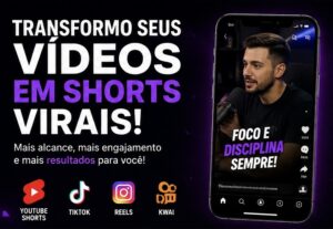Eu vou criar cortes do seu vídeo que te geram alcance