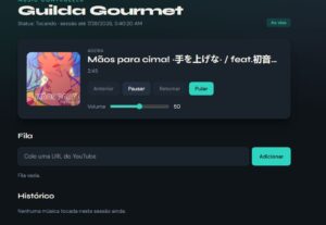 Eu vou criar landing pages, chatbots e bots para Discord