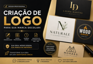 Eu vou Criar sua Identidade Visual e sua Logo Exclusiva