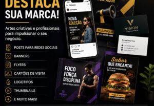 Eu vou criar artes profissionais para sua empresa