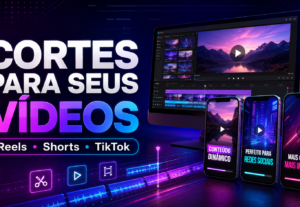 Eu vou Criar cortes profissionais para seus vídeos