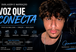 Eu vou fazer dublagem e narração para seu jogo ou filme