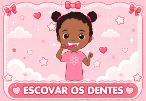 Eu vou criar kit de Cartões de Rotina Visual