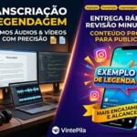 Eu vou fazer digitação do seu conteúdo