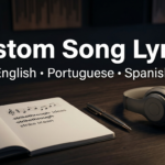 Eu vou escrever letras de músicas personalizadas