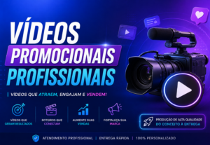 Eu vou Criar vídeos publicitários profissionais