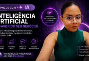 Eu vou Ajudar com Serviços de IA Criativos e Profissionais