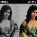 Eu vou restaurar, melhorar a qualidade e focar rostos em fot...