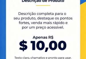 Eu vou Criar Descrições de Produtos com Qualidade