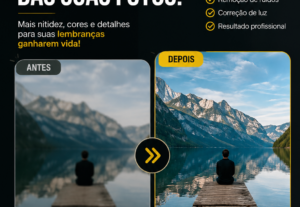Eu vou melhorar a qualidade de qualquer imagem sua.