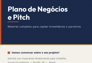 Eu vou fazer Plano de Negócios e Pitch e captação