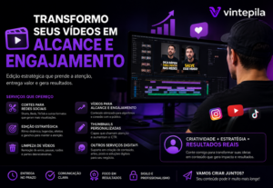 Eu vou criar cortes do seu vídeo para alcance e engajamento