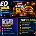 Eu vou criar um vídeo promocional para sua empresa