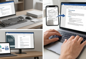 Eu vou fazer Documentos em Word ou PDF
