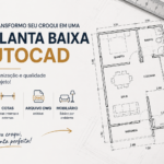 Eu vou transformar seu croqui em uma planta baixa AutoCad
