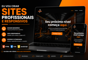 Eu vou criar um site moderno, responsivo e personalizado