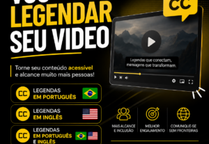 Eu vou fazer a legendagem do seus reels/stories