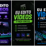 Eu vou Editar e fazer cortes dos seus vídeos