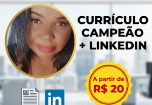 Eu vou turbinar seu Currículo e LinkedIn