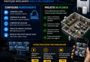 Eu vou Montar um projeto de câmeras para sua empresa