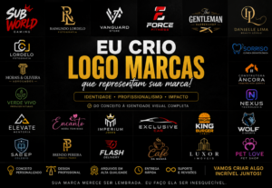Eu vou transformar sua ideia em uma logo marca profissional