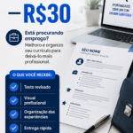 Eu vou melhorar e organizar seu currículo profissional.