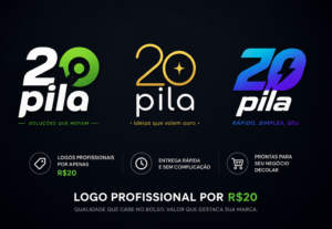 Eu vou criar as melhores logotipos para seus negócios