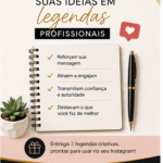 Eu vou criar legendas para Instagram